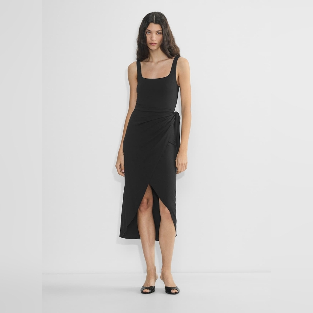 Artizia Wilfred‎ Saturn Midi Dress Black